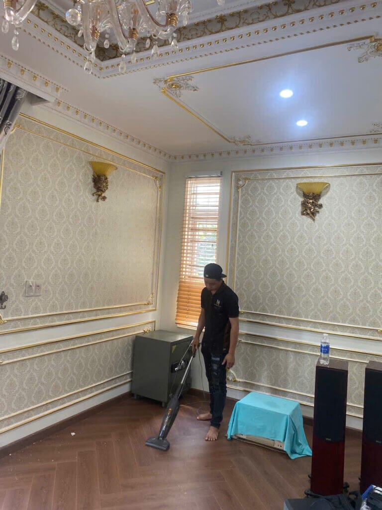 báo giá phào chỉ dát vàng trang trí nhà đẹp
